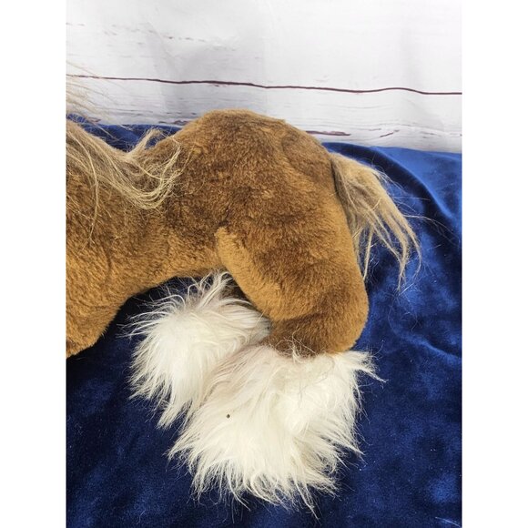 Budweiser Plush CLYDESDALE Horse With Bridle 12" Vintage - Picture 6 of 10